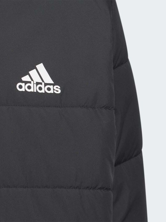 Kids' Sports Jacket Short with Hood Black