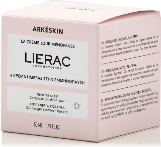 Lierac Arkeskin The Menopause Αντιγηραντική Κρέμα Προσώπου Ημέρας με Υαλουρονικό Οξύ 50ml