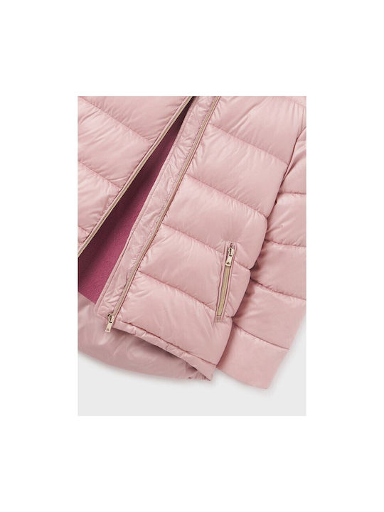 Mayoral Girls Casual Jacket Pink with Ηood