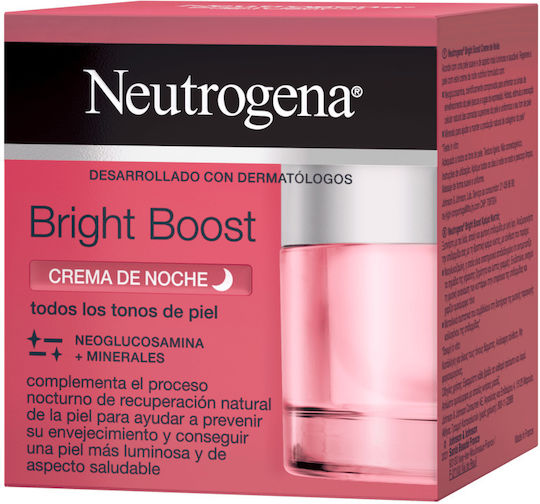 Neutrogena Bright Boost Κρέμα Προσώπου Νυκτός για Ενυδάτωση & Ατέλειες 50ml