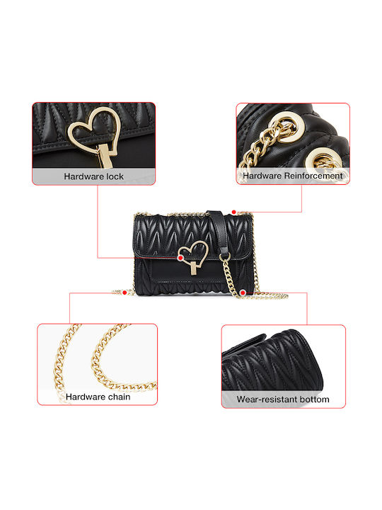 Leather Women's Bag Crossbody Black