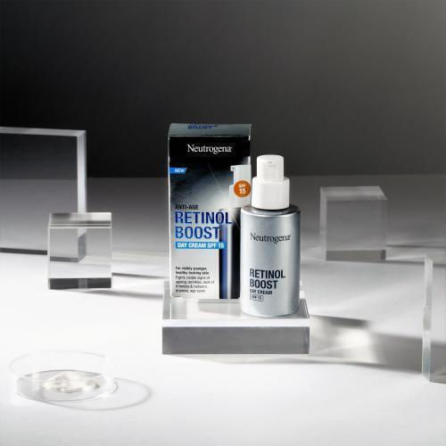 Neutrogena Retinol Boostost Ενυδατική Κρέμα Προσώπου Ημέρας με SPF15 & Ρετινόλη 50ml
