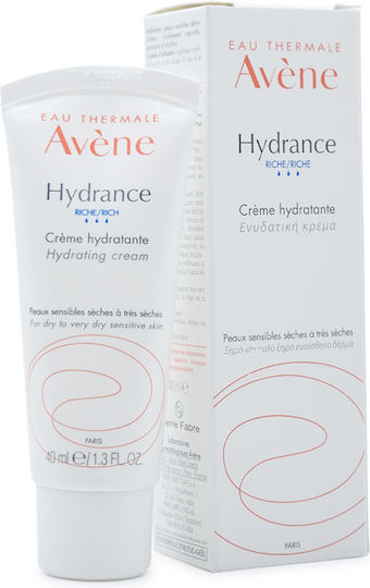 Eau Thermale Avène Hydrance Rich 24ωρη Ενυδατική Κρέμα Προσώπου Ημέρας 40ml