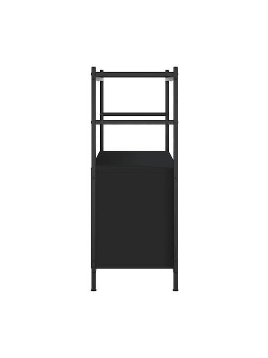 Bibliothek Schwarz 80x30x78.5cm