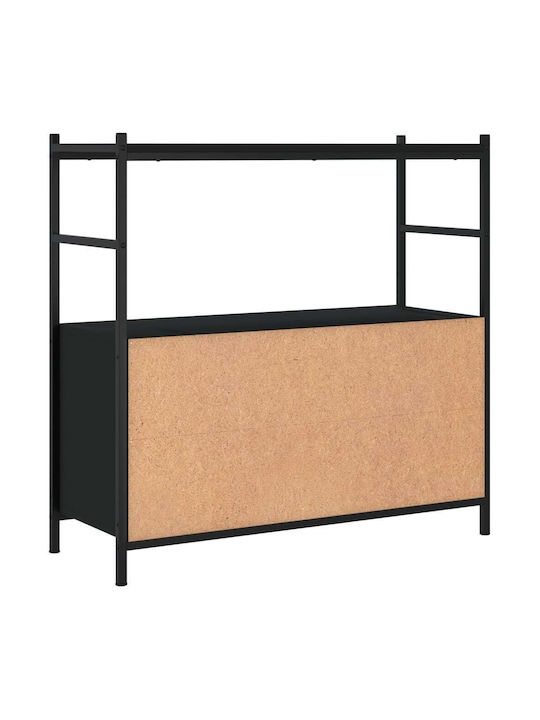 Bibliothek Schwarz 80x30x78.5cm