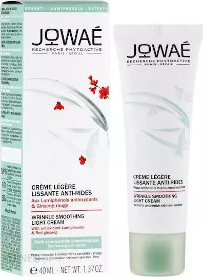 Jowae Anti-Rides Light Ενυδατική & Αντιγηραντική Κρέμα Προσώπου Ημέρας με Υαλουρονικό Οξύ & Πεπτίδια 40ml
