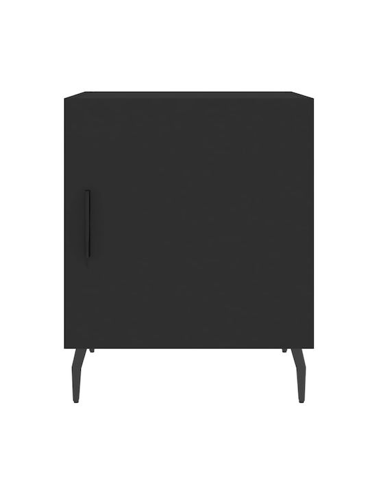 Noptiere Negre 2buc 40x40x50cm