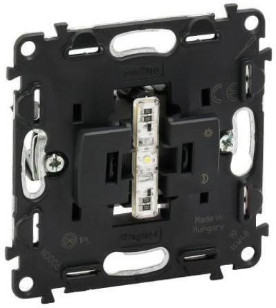 Legrand Valena In'Matic Mechanism Wall Push Staircase Button Black 752013