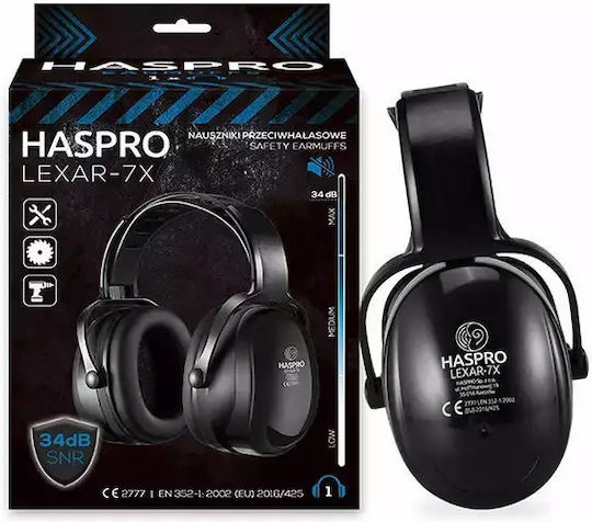 Haspro Lexar 7X Earmuffs with Band