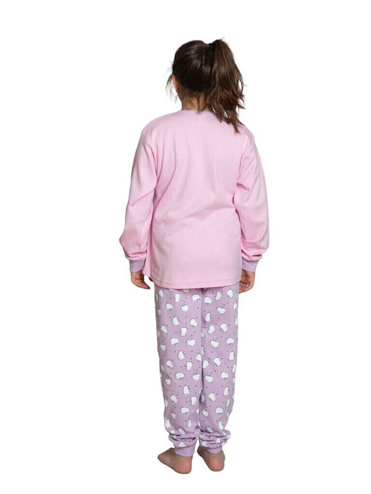Nina Club Kinder Schlafanzug Winterlich Fuchsie
