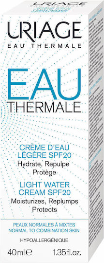 Uriage Eau Thermale Light Ενυδατική Κρέμα Προσώπου Ημέρας με SPF20 40ml
