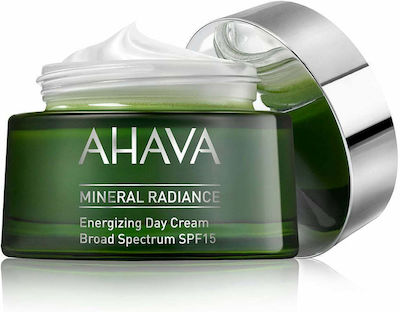 Ahava Mineral Radiance Moisturizing Day Cream Suitable for All Skin Types with Aloe Vera 15SPF 50ml