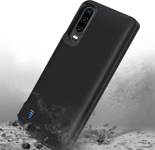 Techsuit Back Cover Σιλικόνης Μαύρο (Huawei P30 Pro)