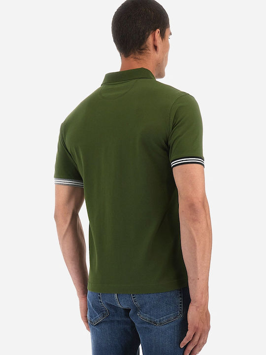 La Martina Men's Short Sleeve Blouse Polo Green