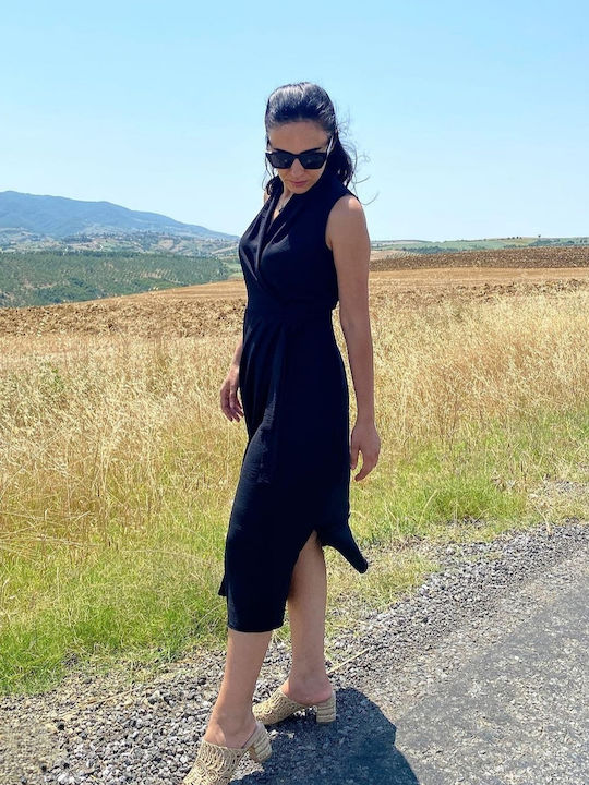 Concept Summer Midi Dress Black