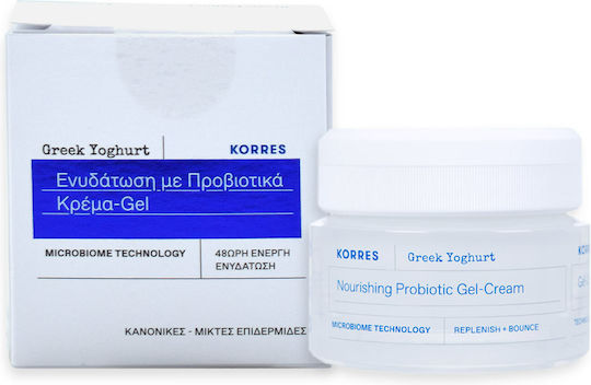 Korres Greek Yoghurt Probiotic Rich 48h Gel-Cream Face with Aloe Vera 40ml
