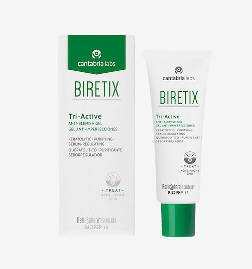 Cantabria labs Biretix Ρυθμιστικό Gel Προσώπου κατά των Ατελειών με Ρετινόλη 50ml
