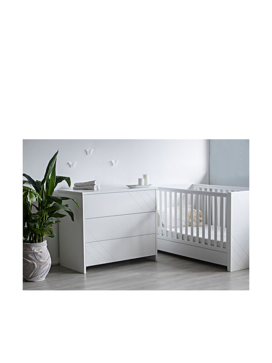 Santa Bebe Κούνια Bianco Λευκή για Στρώμα 70x140cm