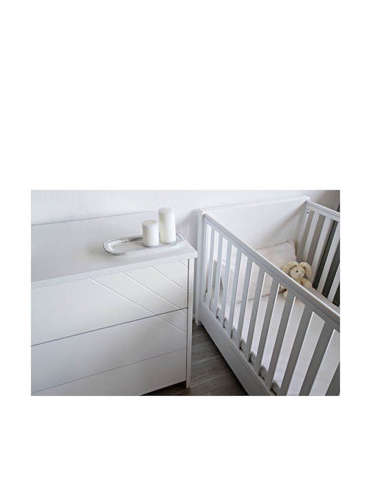 Santa Bebe Κούνια Bianco Λευκή για Στρώμα 70x140cm