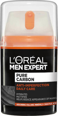 L'Oreal Paris Men Expert Pure Carbon Blemishes & Moisturizing Day/Night Cream for Men Suitable for All Skin Types Anti-Spot 50ml