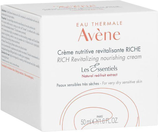 Eau Thermale Avène Revitalizing Nourishing Rich Cream Face Day 50ml