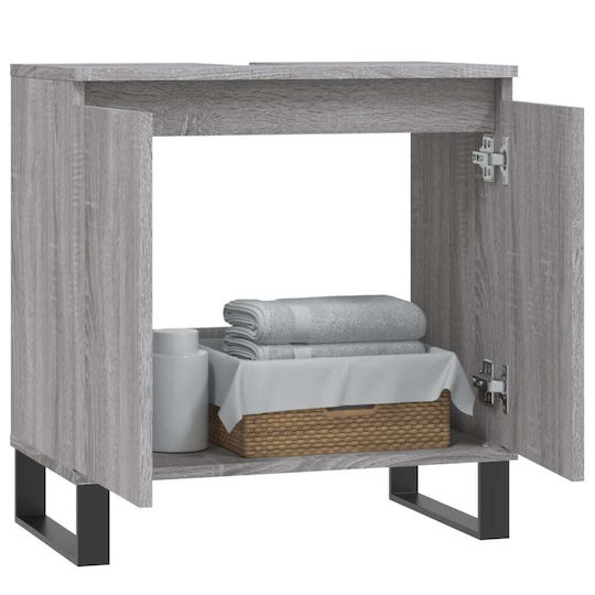 vidaXL Πάγκος χωρίς Νιπτήρα Μ58xΒ33xΥ60cm Sonoma