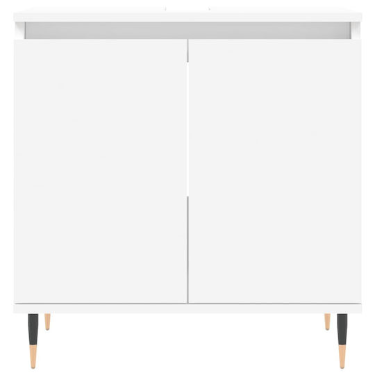 vidaXL Countertop without Sink L58xW33xH60cm White