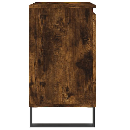 vidaXL Waschtisch ohne Waschbecken L58xB33xH60cm Eiche