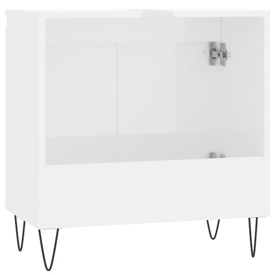 vidaXL Waschtisch ohne Waschbecken L58xB33xH60cm Weiß