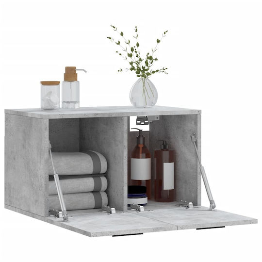 vidaXL Badezimmerschrank B60xT36.5xH35cm Gray