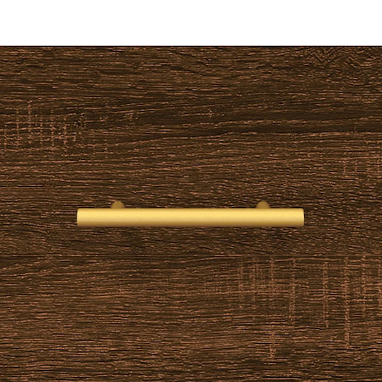 vidaXL Ντουλάπι Μπάνιου 60x36.5x35cm Δρυς