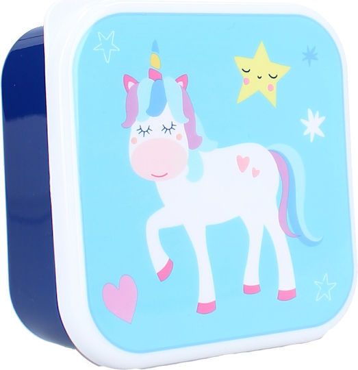 Vadobag Unicorn Plastic Kids' Lunch Set Unicorns Multicolour