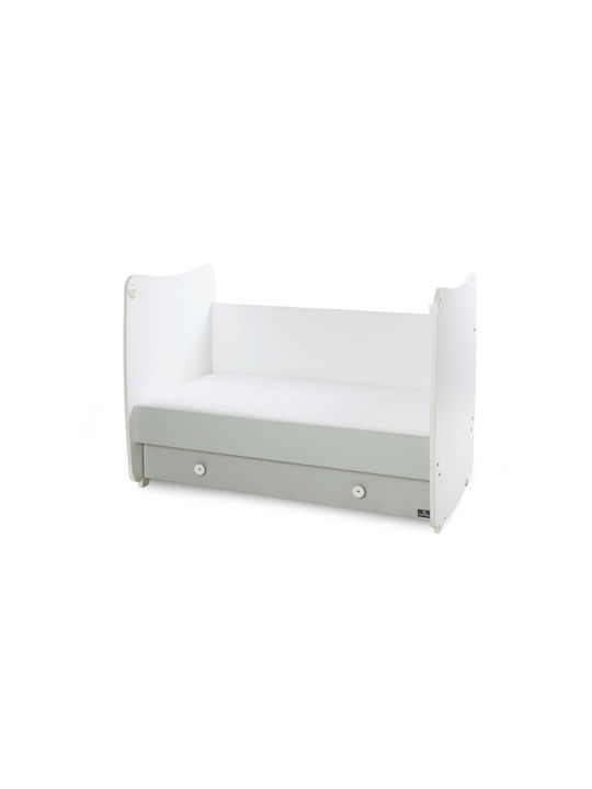 Lorelli Βρεφική Κούνια Πολυμορφική Dream White / Milky Green για Στρώμα 70x140cm