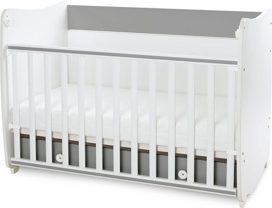 Lorelli Πολυμορφική Κούνια Dream White/Stone Grey με Συρτάρι