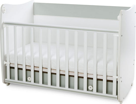 Lorelli Cabrio Babybett Dream Weiß/Milchgrün mit Schublade