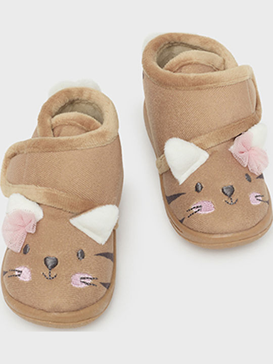 Kids Slippers Boots Beige