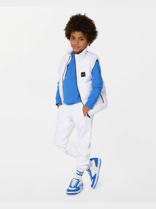 Hugo Boss Kids Sweatpants White 1pcs