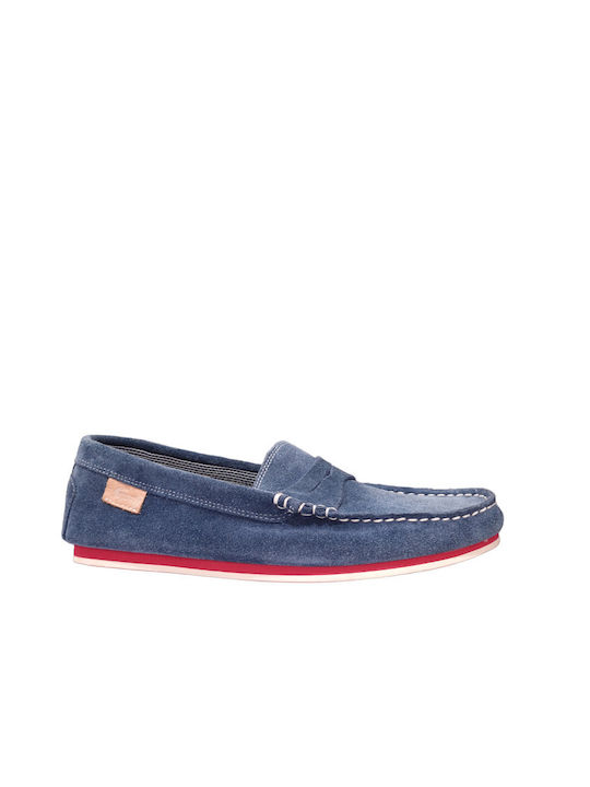 Lacoste Chanler 2 Wildleder Herren Mokassins in Blau Farbe