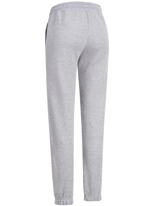 Pittentrail Παντελόνι Φόρμας με Λάστιχο Fleece Marl Grey
