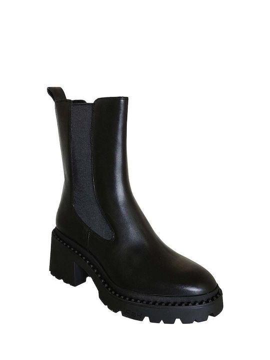 Nico Leather Women's Chelsea Boots Gray