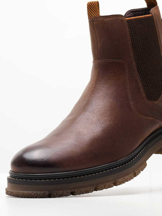Leather Brown Men's Boots Anatomical