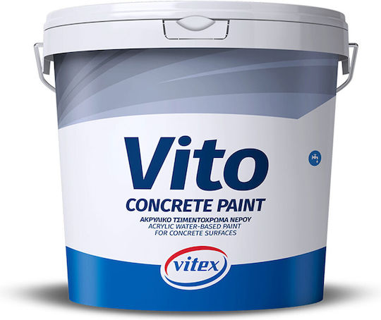 Vitex Vito Concrete Paint Τσιμεντόχρωμα Ακρυλικό Ανθρακί 3lt