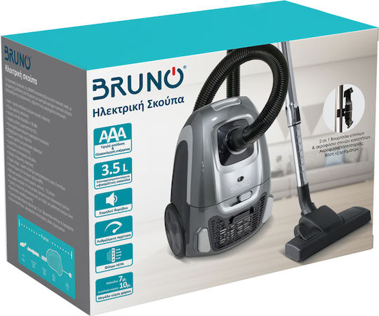 Bruno BRN-0136 Staubsauger 800W Eingetütet 3.5Es Gray