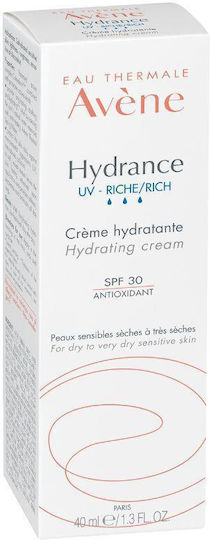Eau Thermale Avène Hydrance UV Rich 24h Cream Face Day with SPF30 40ml