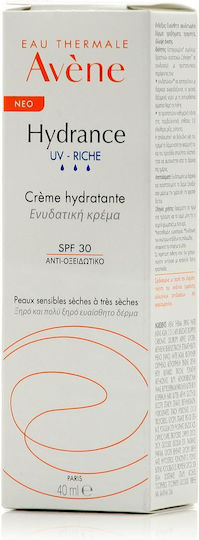 Eau Thermale Avène Hydrance UV Rich 24h Cream Face Day with SPF30 40ml