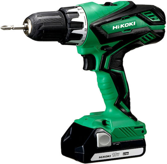 Hikoki DV18DJLWKP2Z Akkuschrauber Batterien 18V 2x1,5Ah