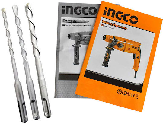 Ingco Percuție Ciocan rotopercutor Electrică 650W cu Suport SDS Plus