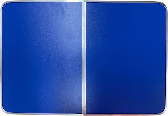 Sidirela Table Aluminum for Camping Foldable 60x40x24.5cm Blue