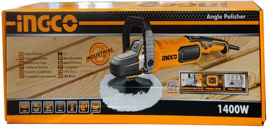 Ingco AP140028 Rotationspolierer Polierer 1400W mit Drehzahlregelung