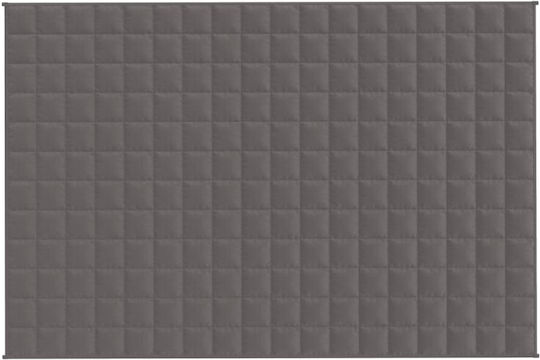 vidaXL vidaXL Schwerkraft Samt Decke Couch 120x180cm Grau